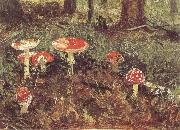 Ivan Shishkin Fly-Agarics,Study oil painting artist